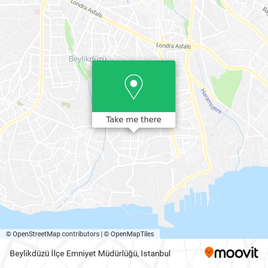 Beylikdüzü İlçe Emniyet Müdürlüğü map