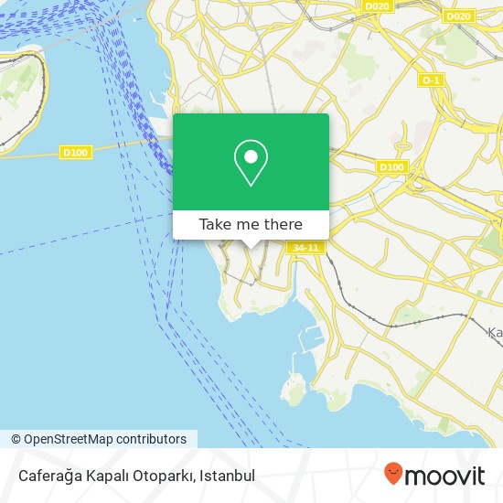 Caferağa Kapalı Otoparkı map