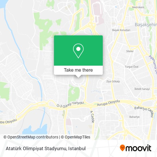 Atatürk Olimpiyat Stadyumu map