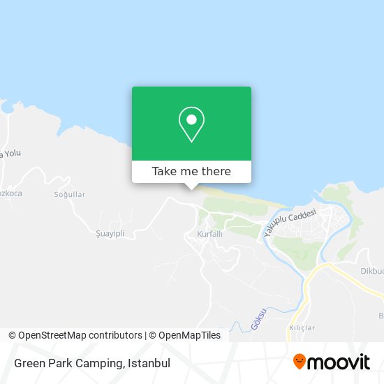 Green Park Camping map