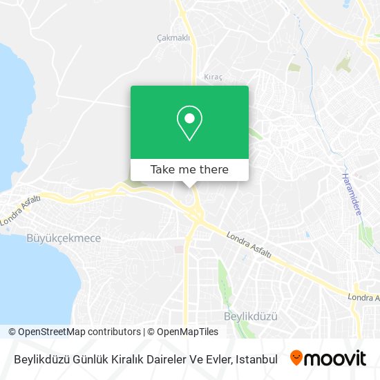 Beylikdüzü Günlük Kiralık Daireler Ve Evler map