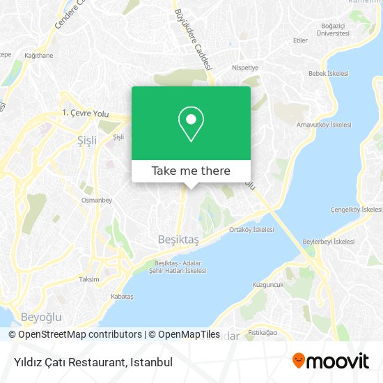 Yıldız Çatı Restaurant map