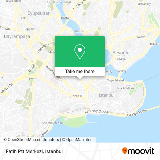 Fatih Ptt Merkezi map