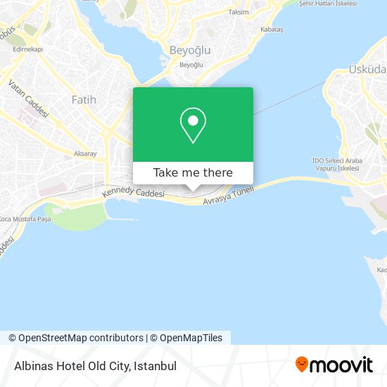 Albinas Hotel Old City map