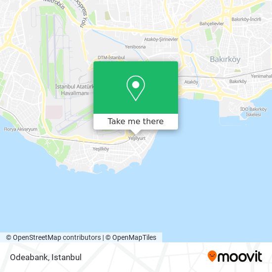 Odeabank map