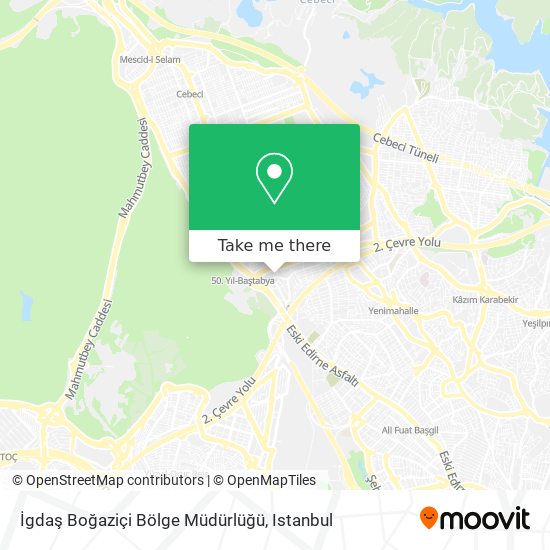 İgdaş Boğaziçi Bölge Müdürlüğü map