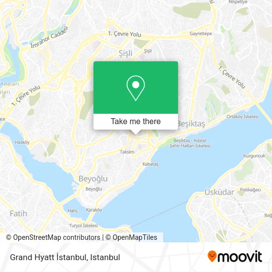 Grand Hyatt İstanbul map
