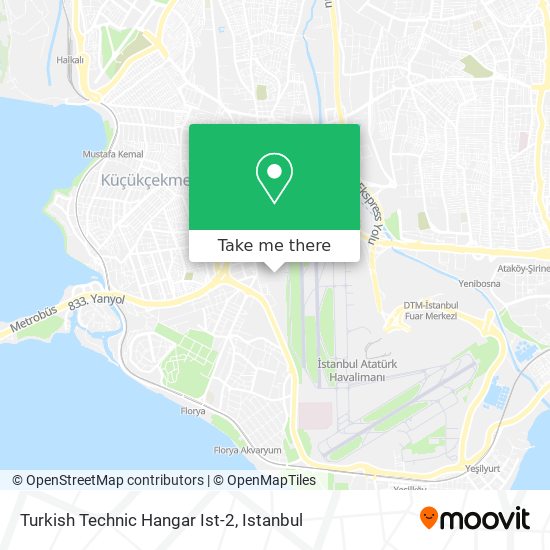 Turkish Technic Hangar Ist-2 map