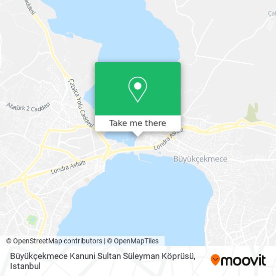 Büyükçekmece Kanuni Sultan Süleyman Köprüsü map