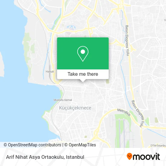 Arif Nihat Asya Ortaokulu map