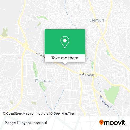 Bahçe Dünyası map