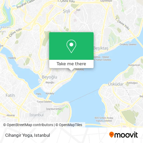 Cihangir Yoga map