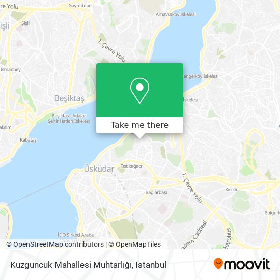 Kuzguncuk Mahallesi Muhtarlığı map