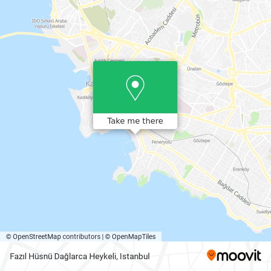 Fazıl Hüsnü Dağlarca Heykeli map