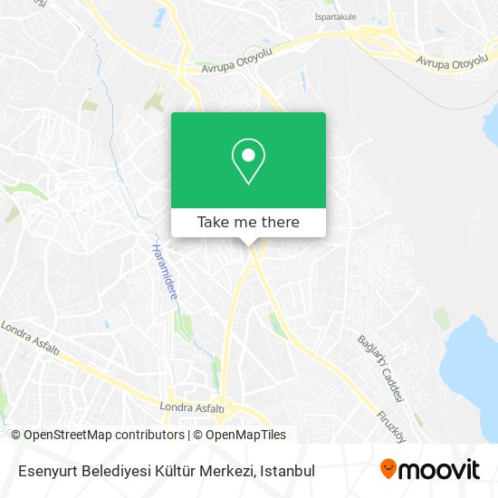 Esenyurt Belediyesi Kültür Merkezi map