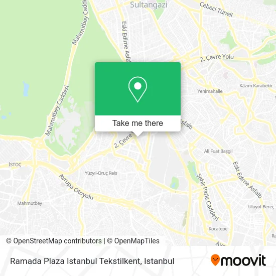 Ramada Plaza Istanbul Tekstilkent map