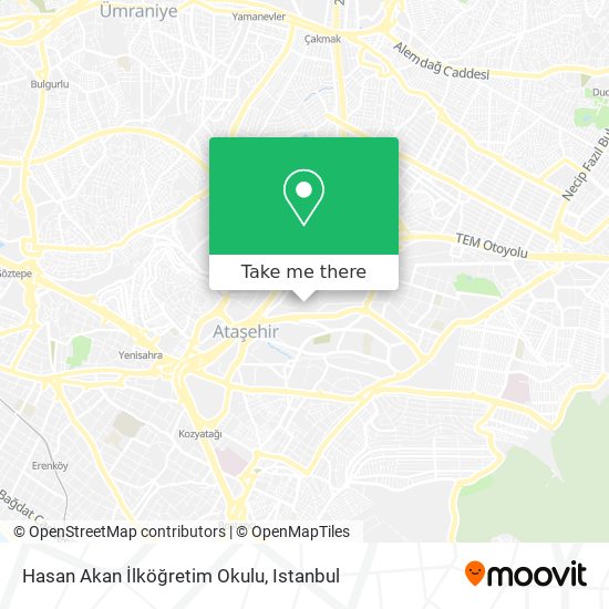 Hasan Akan İlköğretim Okulu map