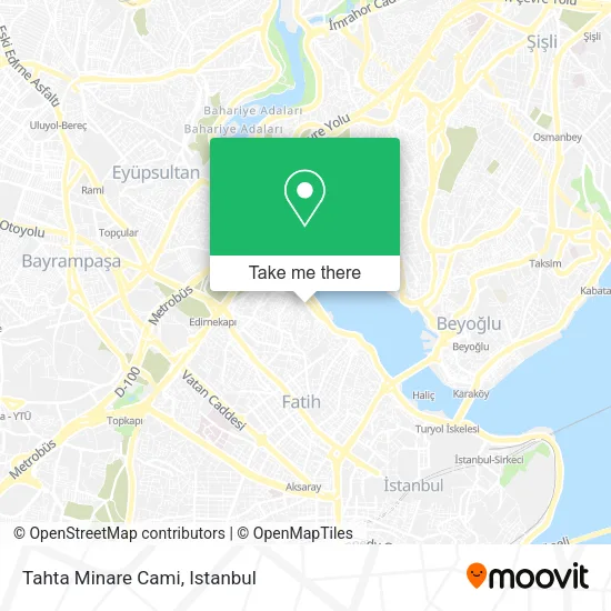 Tahta Minare Cami map