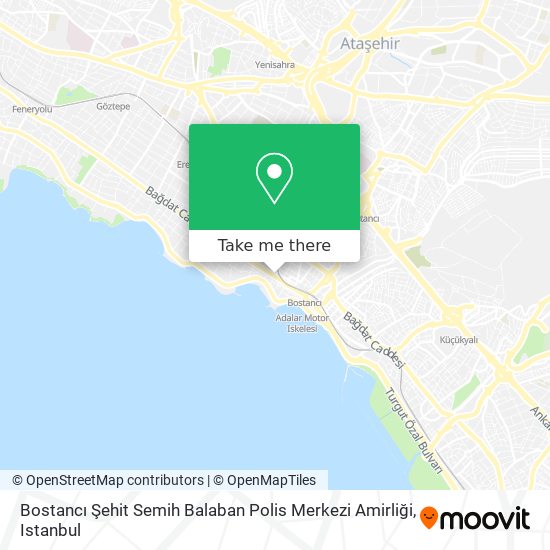 Bostancı Şehit Semih Balaban Polis Merkezi Amirliği map