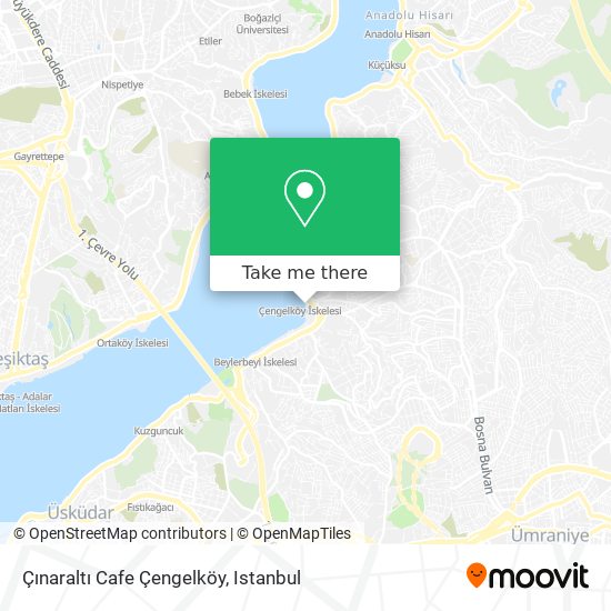 Çınaraltı Cafe Çengelköy map