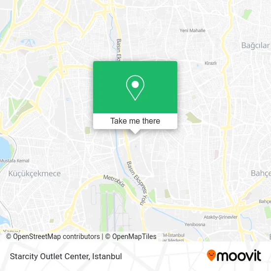 Starcity Outlet Center map