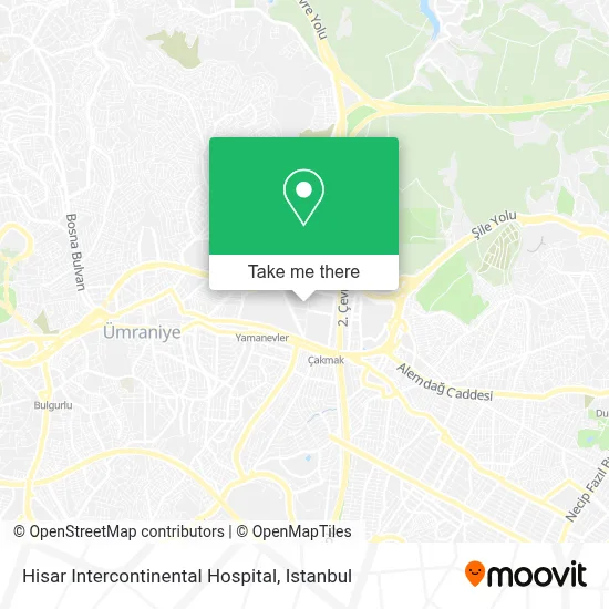 Hisar Intercontinental Hospital map