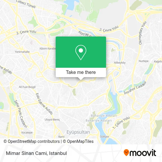Mimar Sinan Cami map