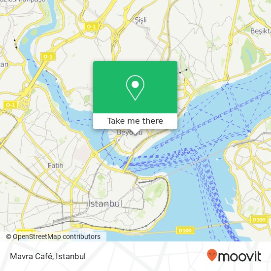 Mavra Café map