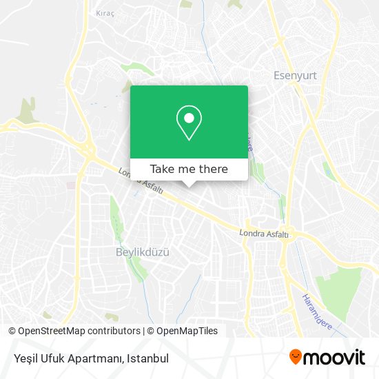 Yeşil Ufuk Apartmanı map