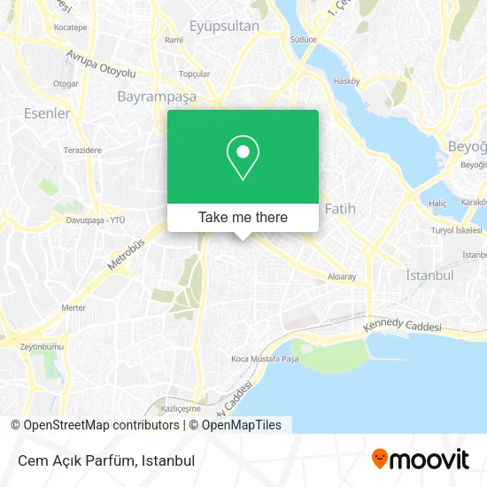 Cem Açık Parfüm map