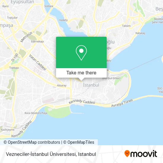 Vezneciler-İstanbul Üniversitesi map