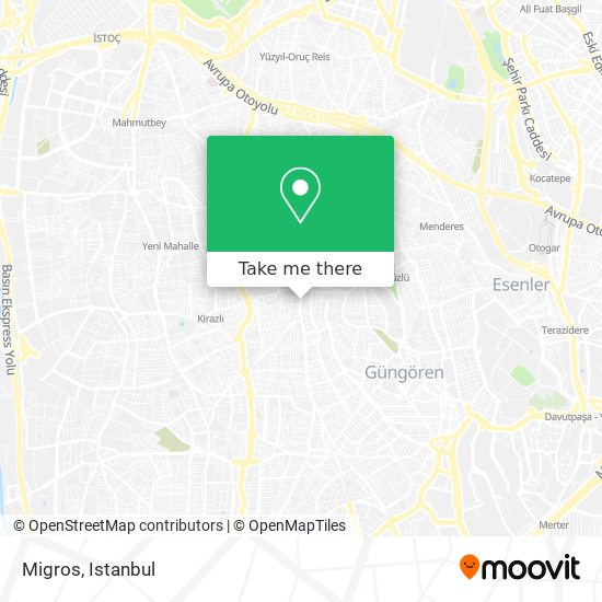 Migros map