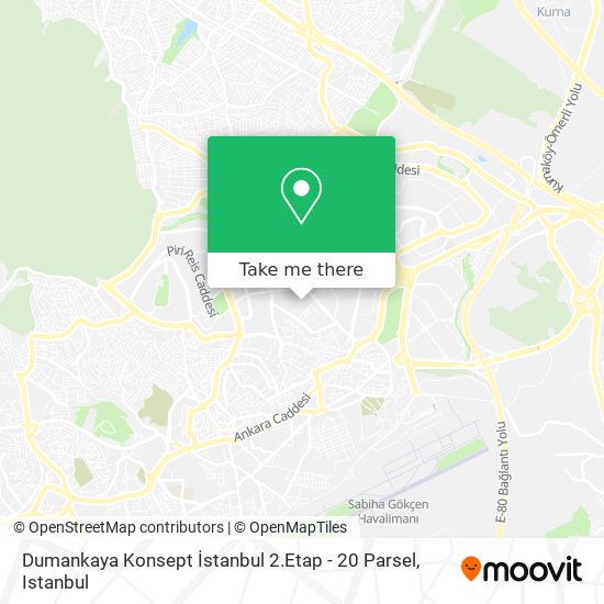 Dumankaya Konsept İstanbul 2.Etap - 20 Parsel map
