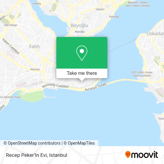 Recep Peker'In Evi map