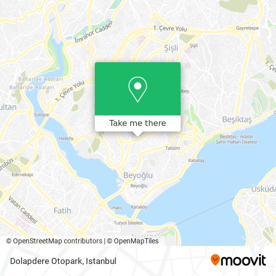 Dolapdere Otopark map