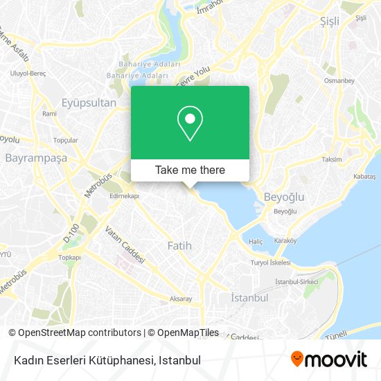 Kadın Eserleri Kütüphanesi map