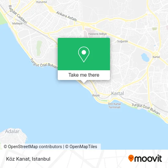 Köz Kanat map