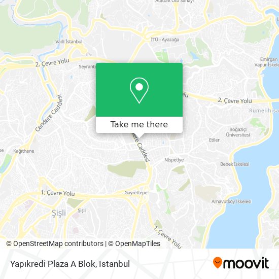 Yapıkredi Plaza A Blok map