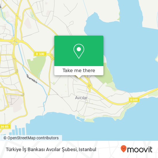 Türkiye İş Bankası Avcılar Şubesi map