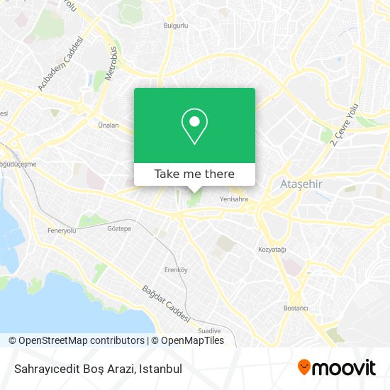 Sahrayıcedit Boş Arazi map