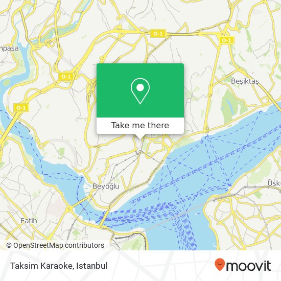 Taksim Karaoke map