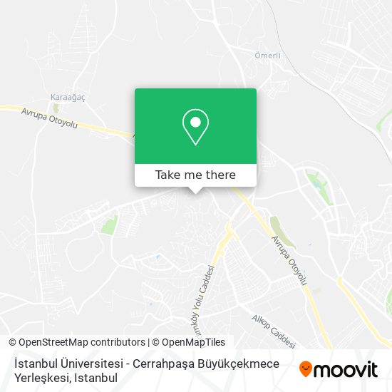 İstanbul Üniversitesi - Cerrahpaşa Büyükçekmece Yerleşkesi map