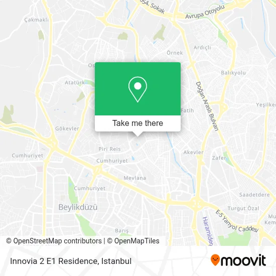 Innovia 2  E1 Residence map