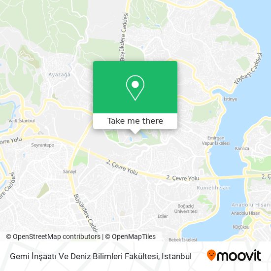 Gemi İnşaatı Ve Deniz Bilimleri Fakültesi map