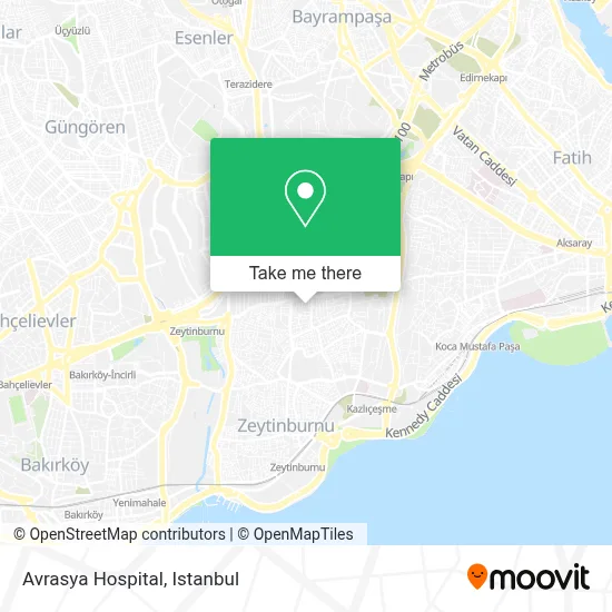 Avrasya Hospital map