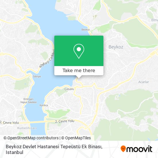 Beykoz Devlet Hastanesi Tepeüstü Ek Binası map