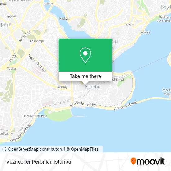 Vezneciler Peronlar map