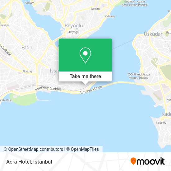 Acra Hotel map