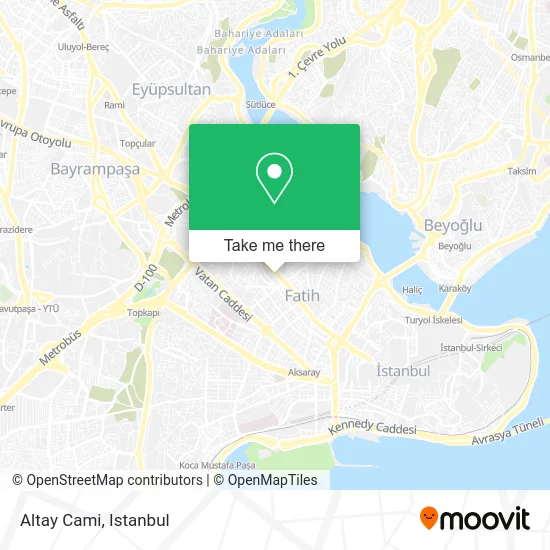 Altay Cami map