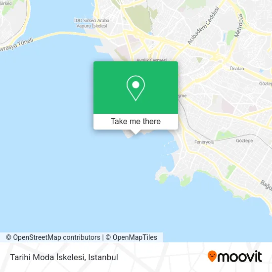 Tarihi Moda İskelesi map